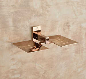 LAVAZZA ROSE GOLD DOUBLE SOAP DISH