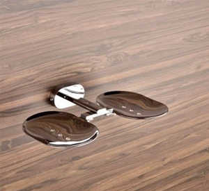 MARVEL SILVER DOUBLE SOAP DISH