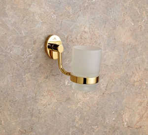 SPANISH PVD GOLD TUMBLER HOLDER