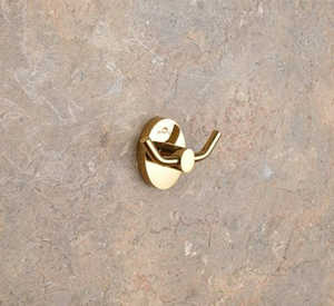 SPANISH PVD GOLD ROBE HOOK