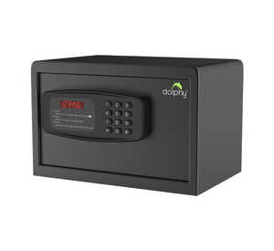 Black Small Electronic Safe With Automatic Door Opening