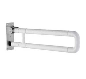 White moveable handicap grab bar 200kg 