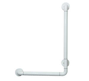 Stainless Steel White Handicap Grab Bar With 5 MM