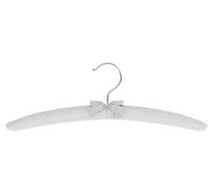 Beautiful Bow Attached To Hook Elegant Satin Hanger For Clothes

