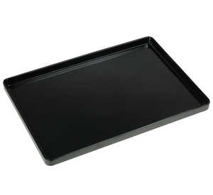 Black Melamine Serving Kettle Tray