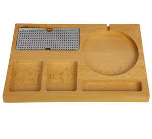  dolphy Wooden tray for kettle in hotel