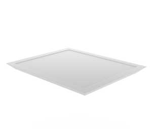 White rectangular electric kettle tray with melamine