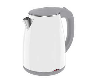 White 1800W electric kettle for hot water 