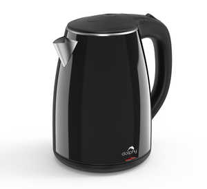 1.2L Black 1800W Electric Kettle For Hot Water
