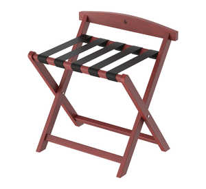 Brown Luggage Rack OAK Wood material