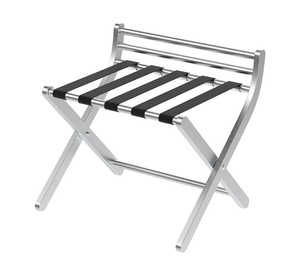 Back Support Foldable Luggage Rack  