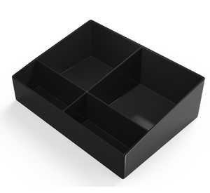 Black electric kettle sachet holder tray