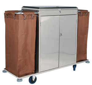 Brown Housekeeping Trolley