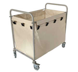 Yellow Laundry Linen Cart