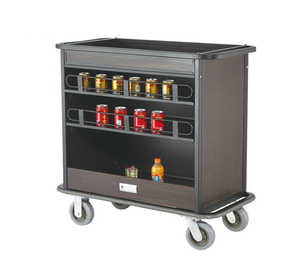 Hotel Liquor Cart and Beverages Trolley Brown