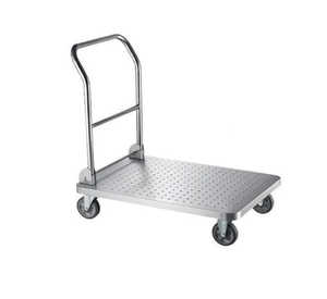 Stainless Steel Flat Handcart Foldable Platform Trolley 