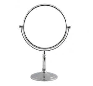 Stainless Steel Round Magnifying Mirror Silver 8 Inch

