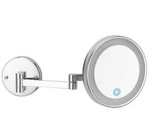 3X Round Wall Mounted Mirror 10 inch
