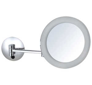 Acrylics 3X Round Wall Mounted Mirror

