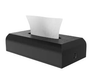 Durable Black manual ABC paper dispenser with abs material