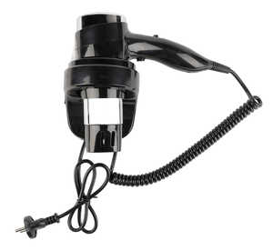 Black ABS 1875W Hair Dryer 