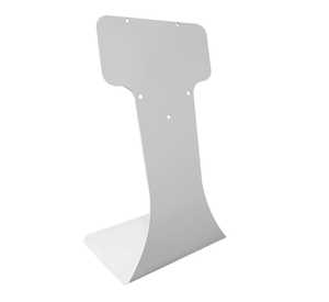 White hand sanitizer dispenser stand 