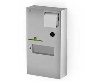  Stainless Steel Silver 4 In 1 Sanitary Napkin Disposal For Toilet 
