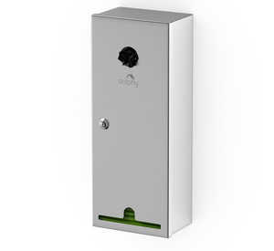 Wall Mounted Stainless Steel  2 In 1 Sanitary Napkin Disposal For Toilet

