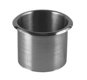 Stainless Steel Round Counter top Waste bin For Washroom
