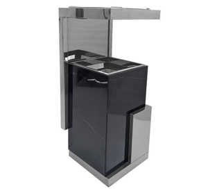 Stainless Steel Rectangular Ash barrel With Bin