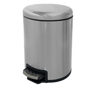 5 Liter Stainless Steel Round Pedal bin