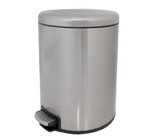 12 Liter Stainless Steel Round Pedal Bin