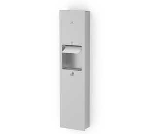 24 L Stainless Steel Recessed Panel With Waste Bin
