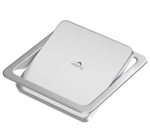 square Shape Table mount dustbin-lid swing bin