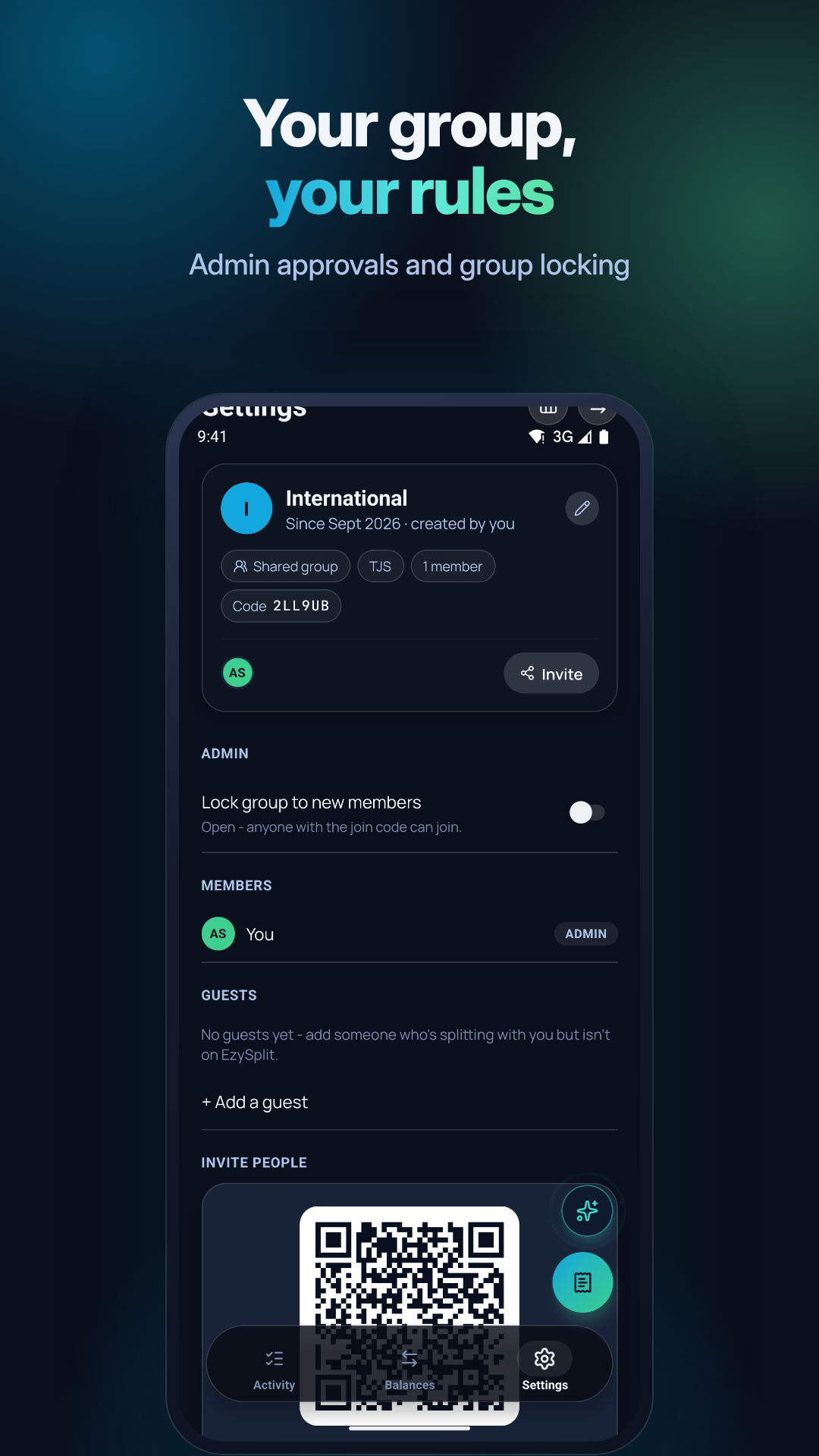 EzySplit screen 7