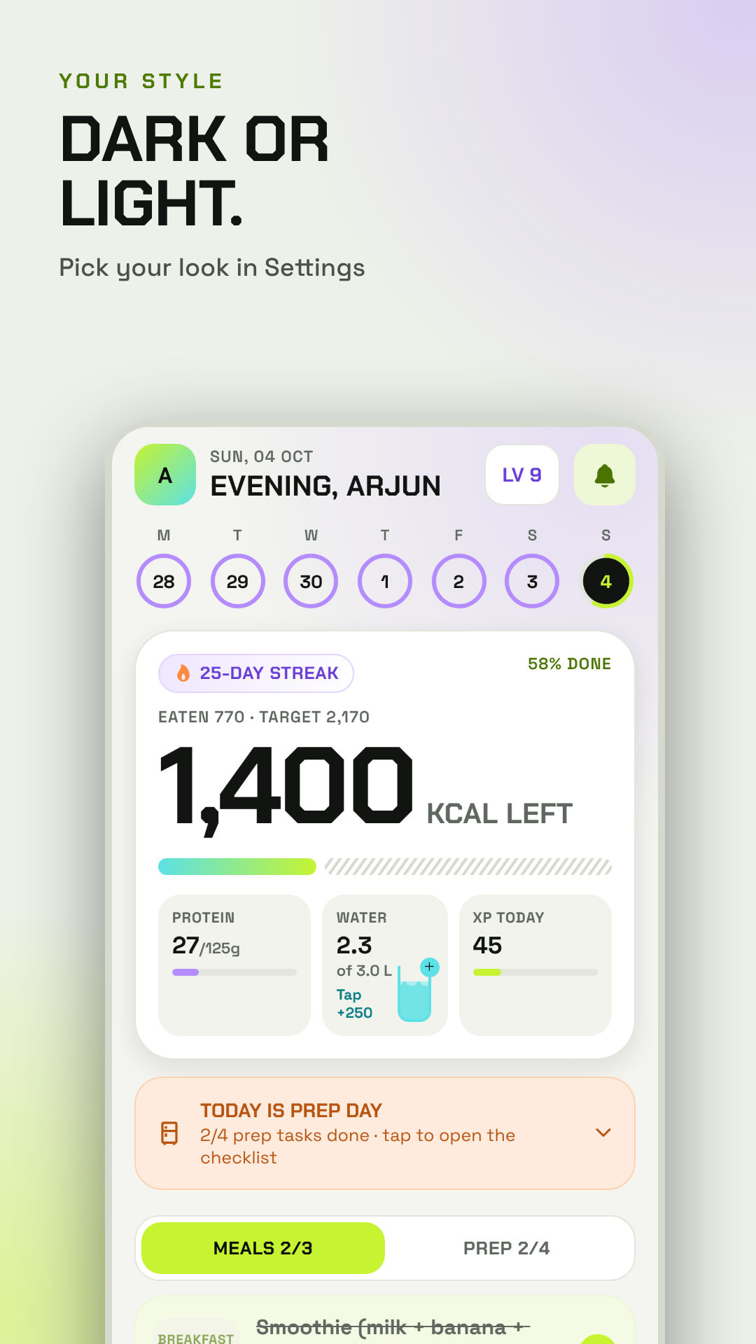FitPrep screen 8