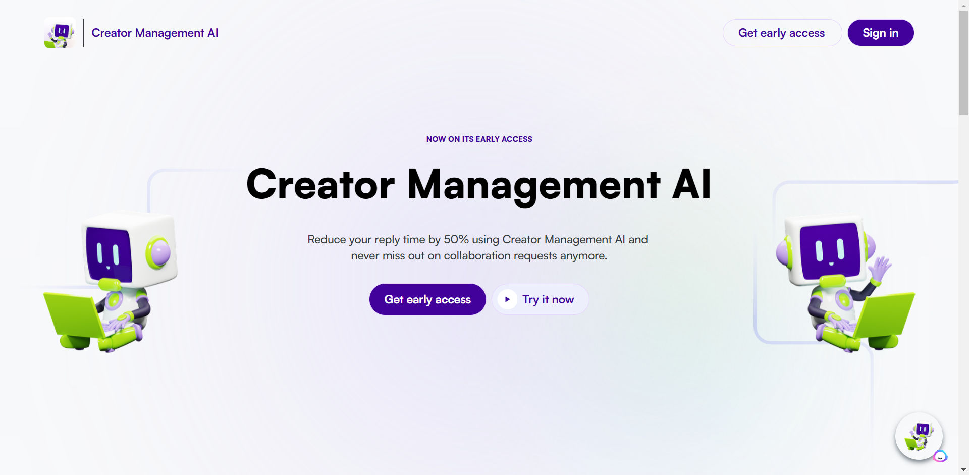 Creator Management AI