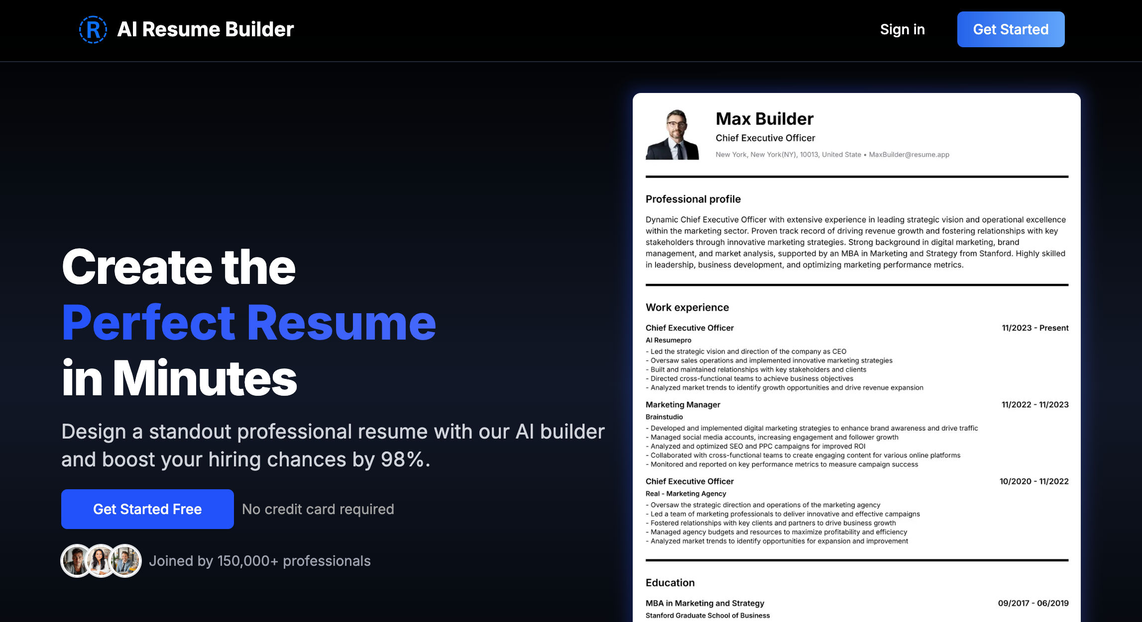 AI Resume: Get Hired, Powered by AI!