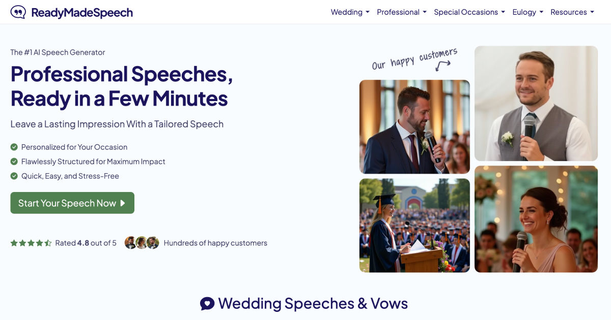 ReadyMadeSpeech