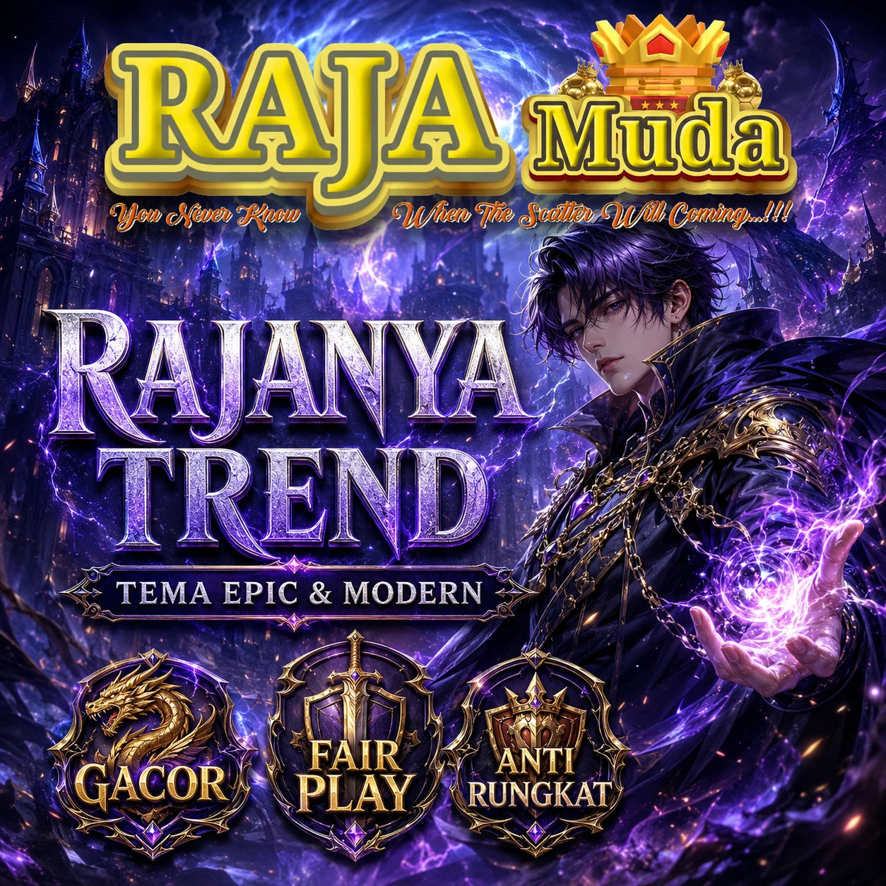 Thumbnail 1 of 3, Poster, RAJAMUDA: Situs Toto Macau Terbaik dengan Akses Login Stabil designed and sold by RAJAMUDA.