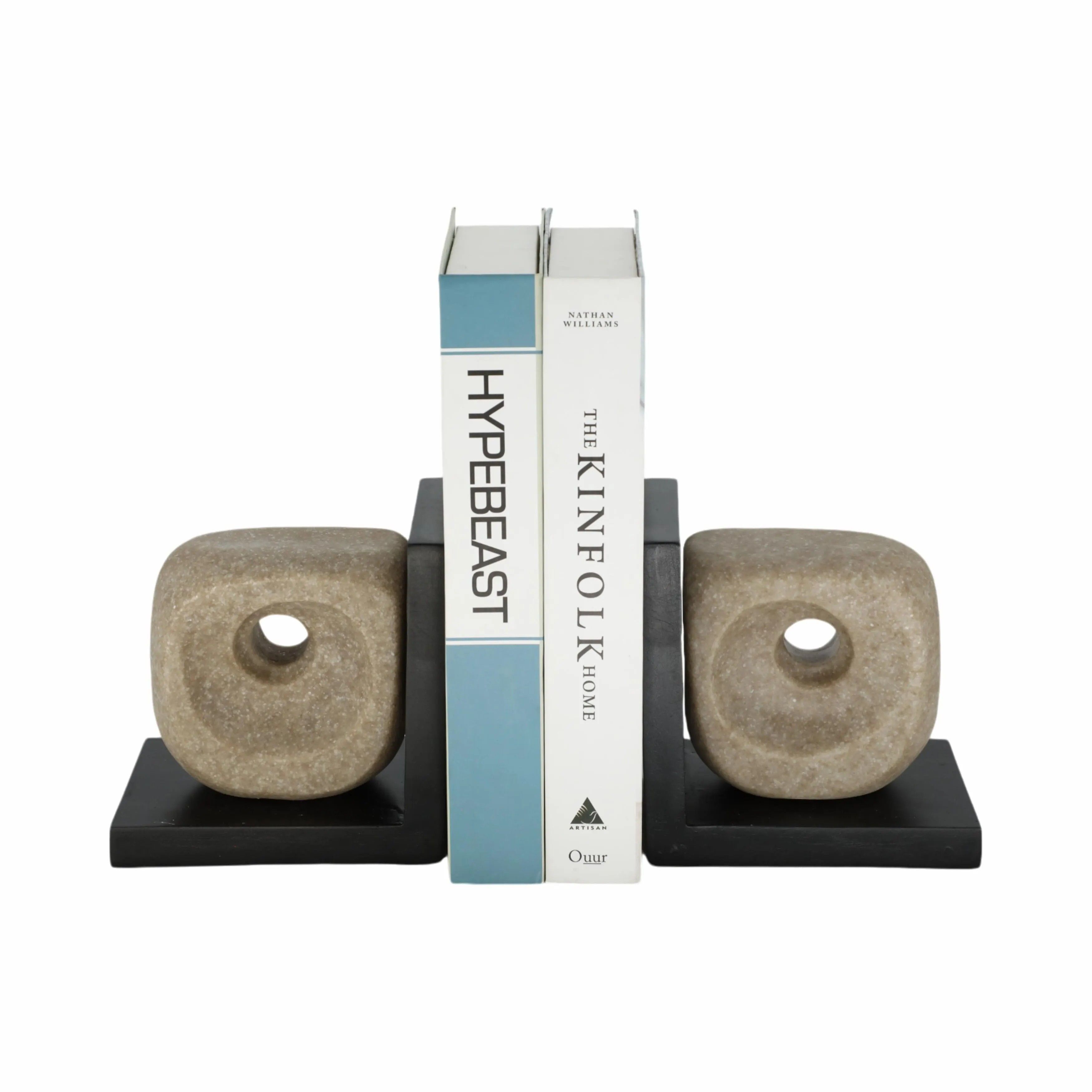 Picture of Geometric Bookend Set