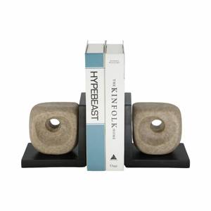 Picture of Geometric Bookend Set