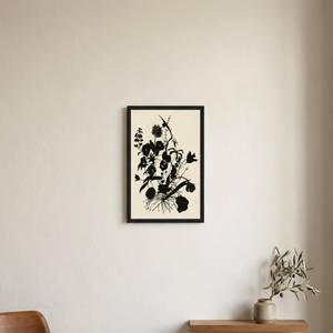 Picture of Silhouetted Wildflowers Wall Art Set