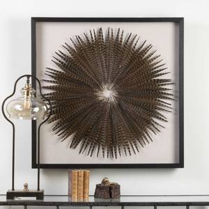 Picture of Feather Burst Shadow Box
