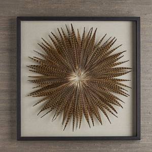 Picture of Feather Burst Shadow Box