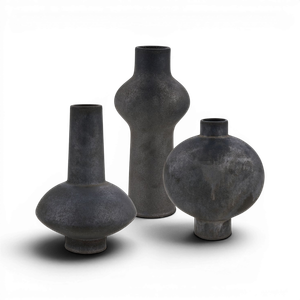 Picture of Charcoal Bloom Vase Set