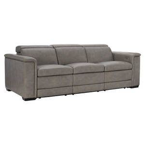Picture of Lioni Charcoal Leather Sofa