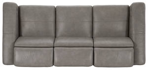 Picture of Lioni Charcoal Leather Sofa