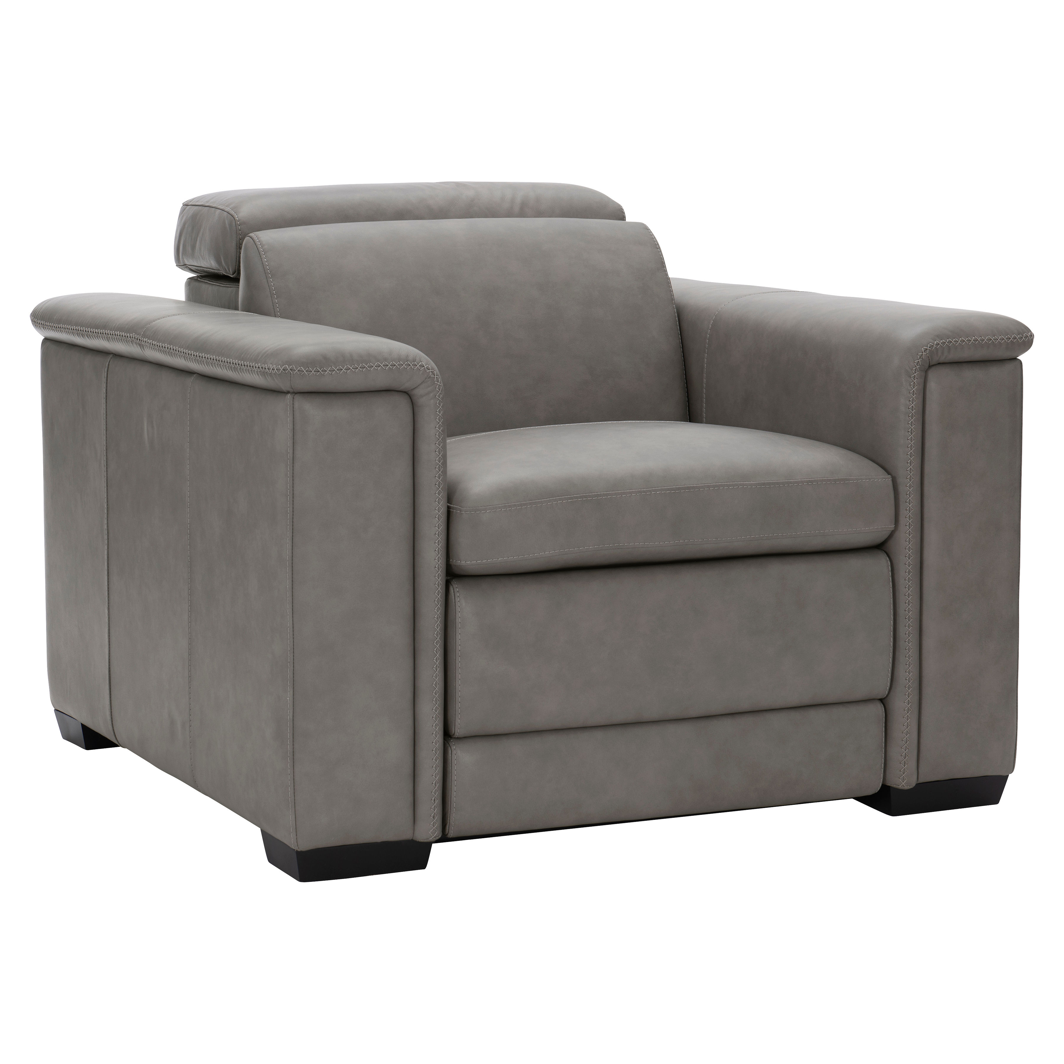 Picture of Lioni Charcoal Leather Chair