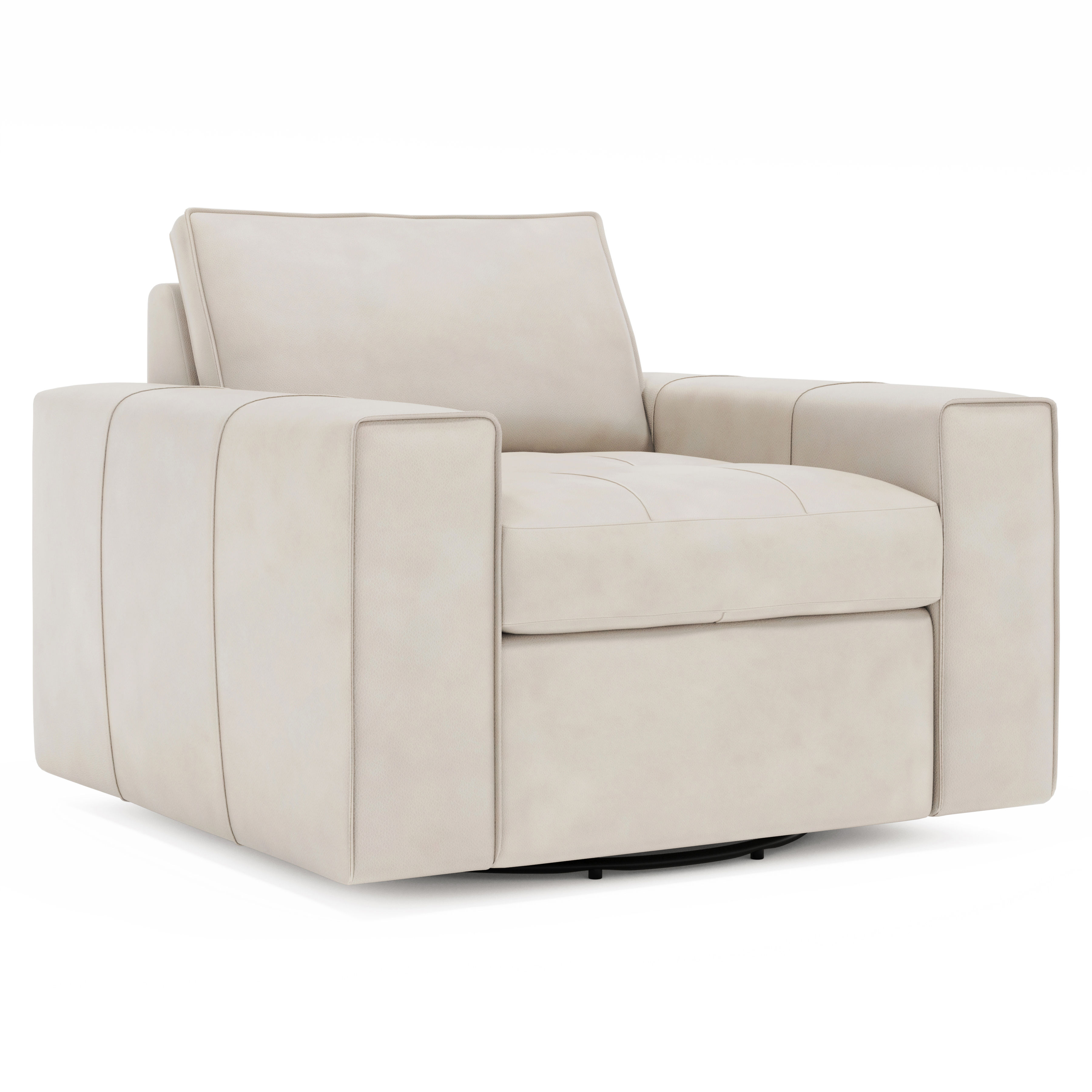 Picture of Nest Leather Swivel Chair - SO